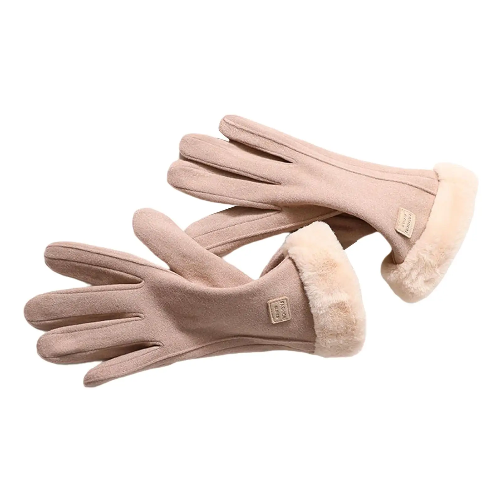 Warm Gloves Thicken Windproof Keep  Screen Non- Winter Thermal Gloves for Riding Climbing