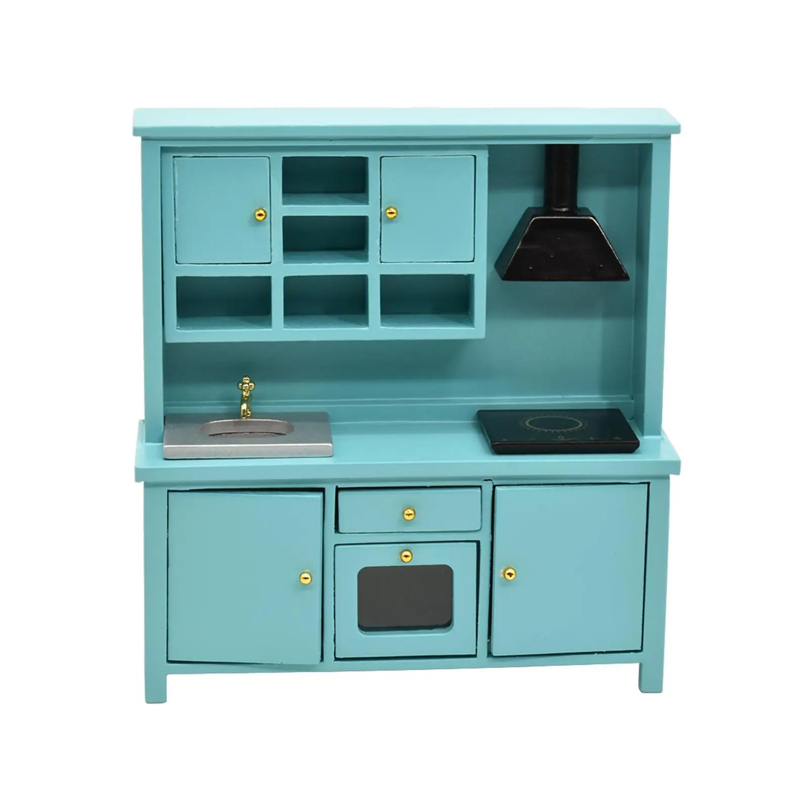 Mini Cabinet Furniture Dollhouse Kitchen Accessories for Micro Landscape