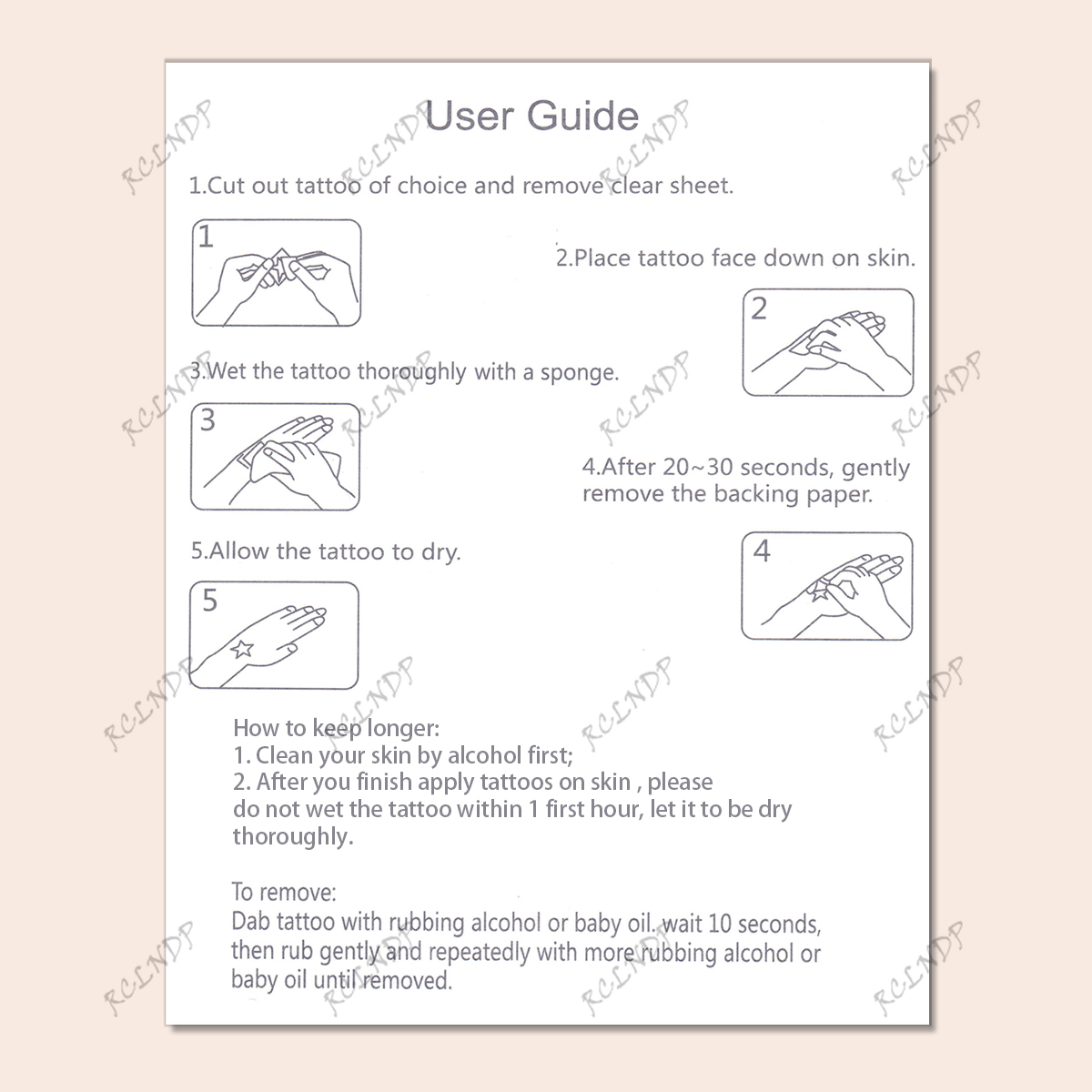 Waterproof Temporary Tattoo Sticker Rose Skull Head Clock Fake Tatto Flash Tatoo arm Tato for Girl Women_voghion.com
