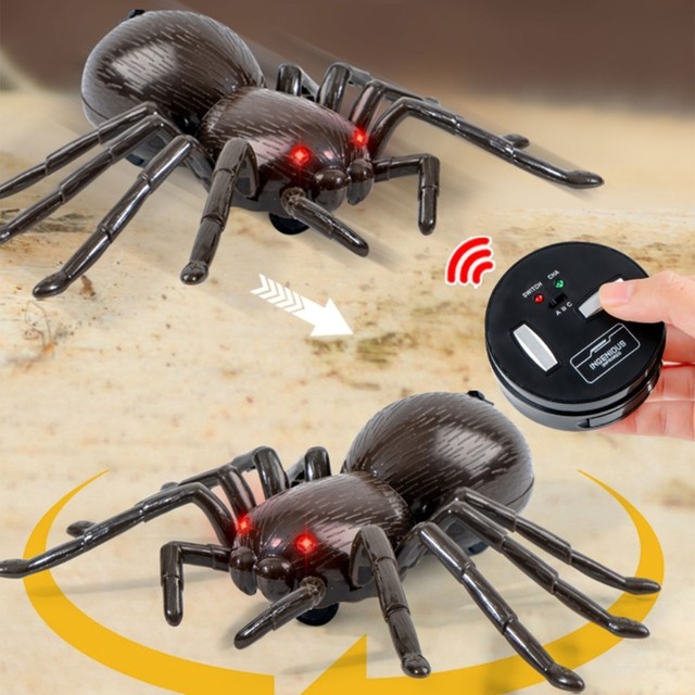 Wireless Remote Control Realistic Walking Spiders Toy Adults