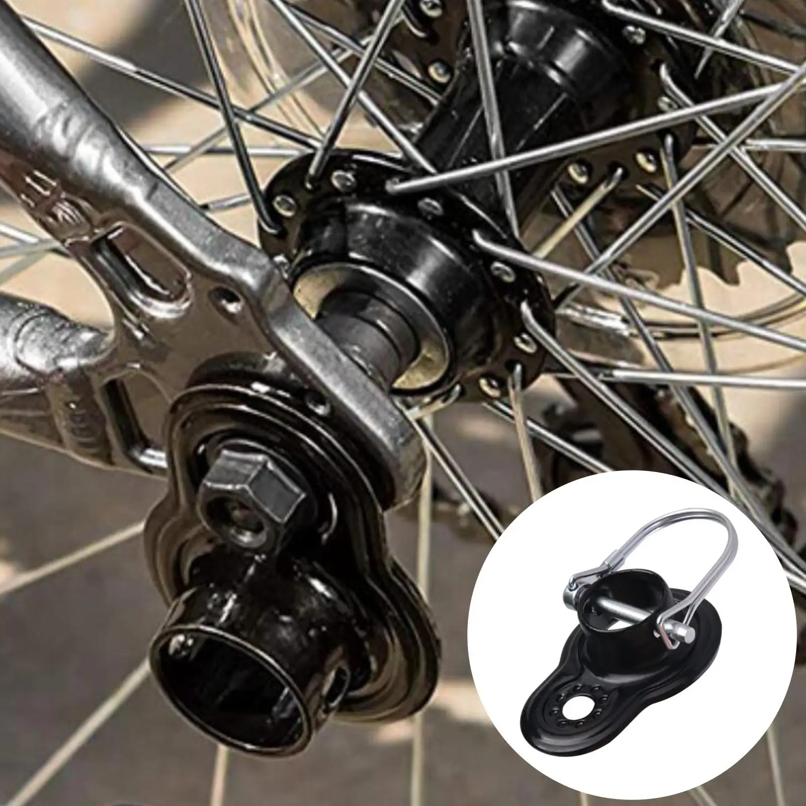Universal Bike Trailer Coupler Hitch Attachment Flat and Angled Couplers