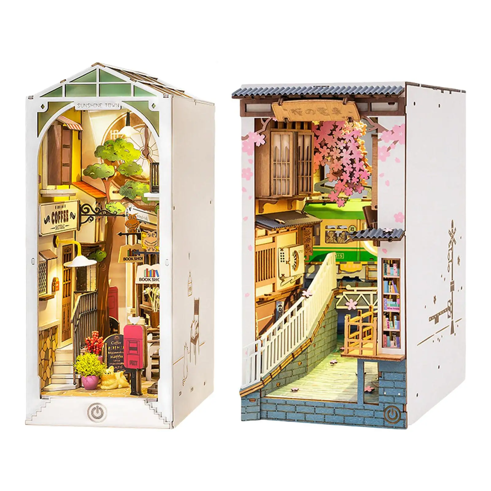 DIY Miniature Dollhouse with Furniture Accessories for Valentine`S Day