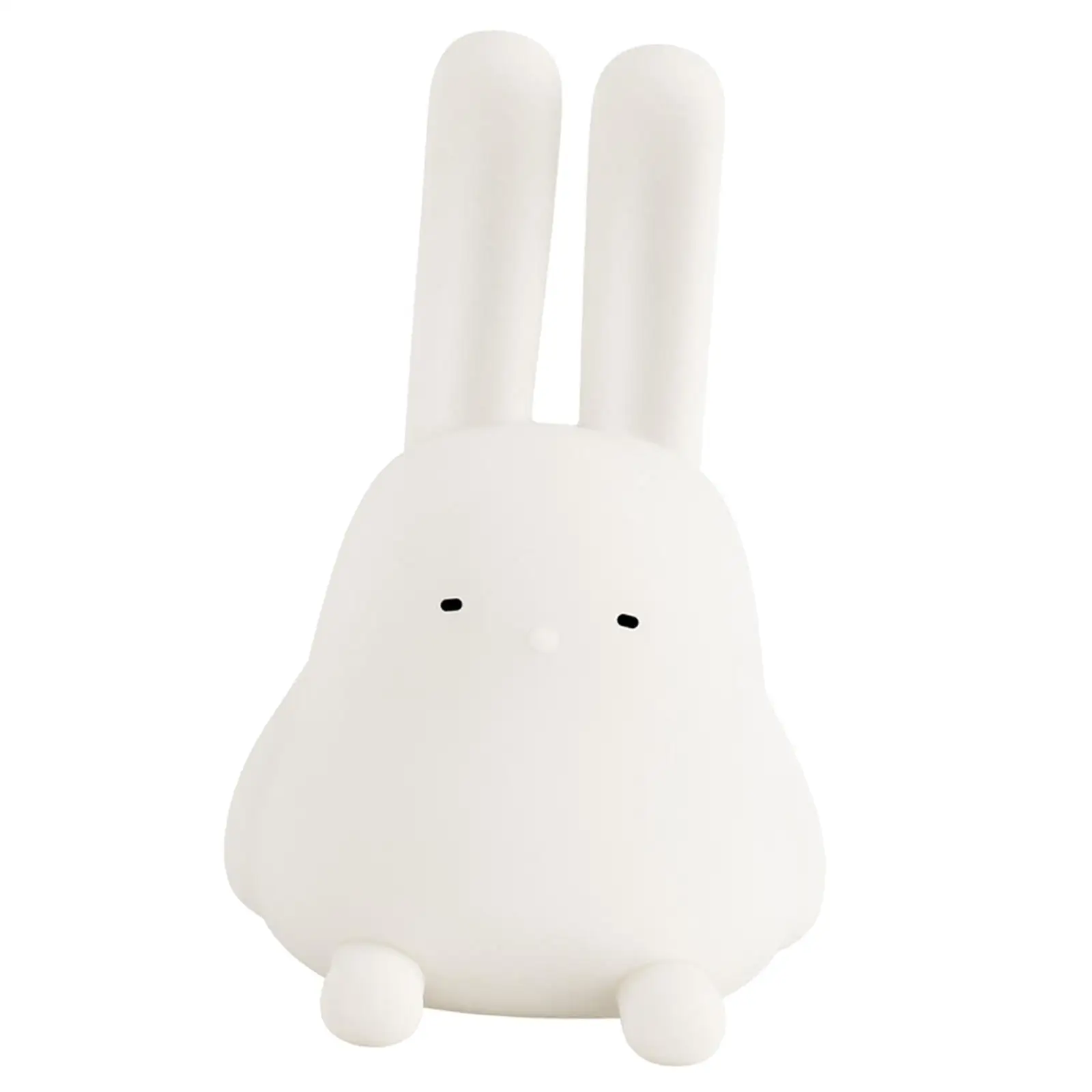 Rabbit Shape Silicone Night Light Lamp Phone Holder Children Gift 15/30 Minute Timing 2600K Warm White Dimmable LED for Sleeping