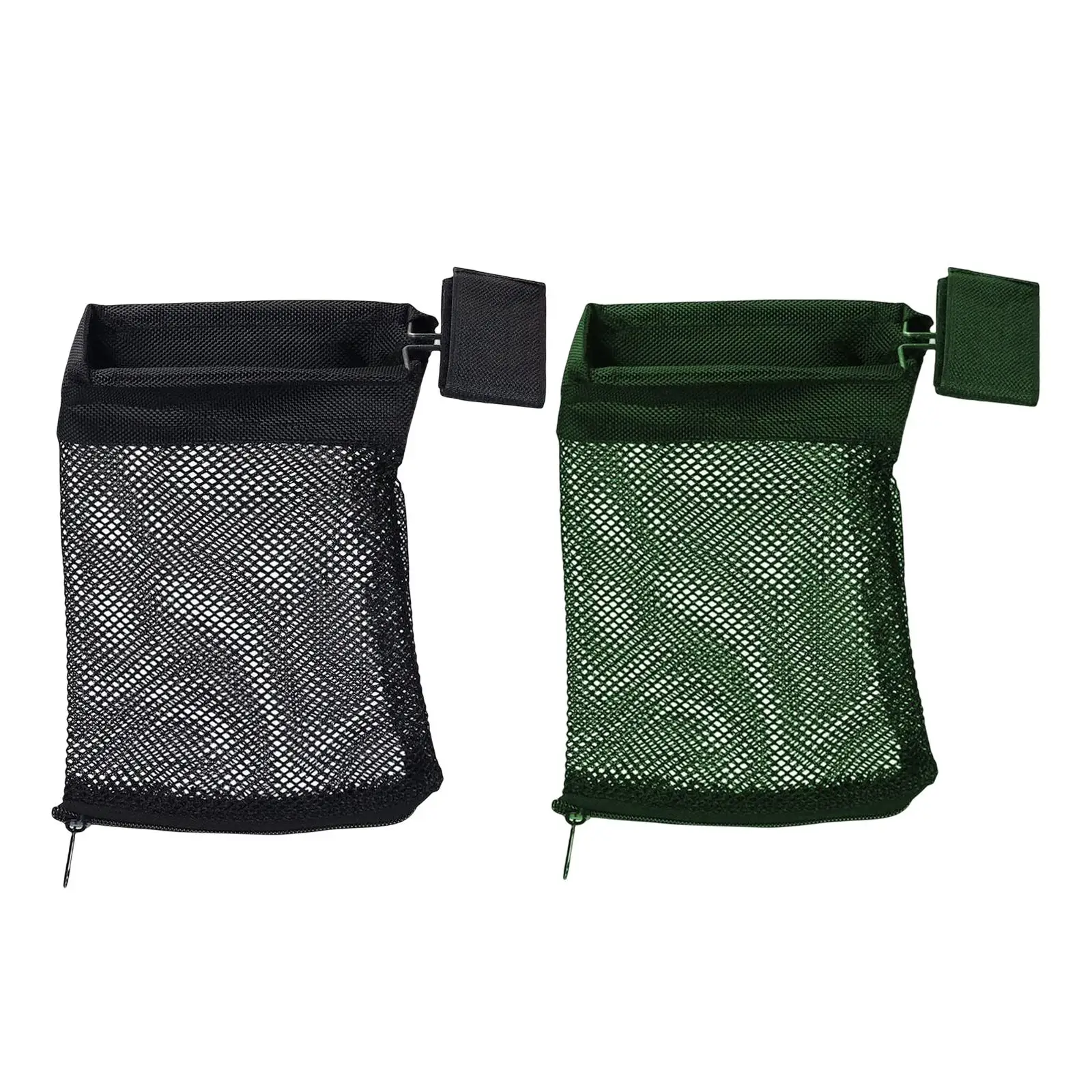 Mesh Recycling Bag Cosmetic Pouch Collector Container Holder Lightweight Travel Case Storage Bags for Camping Outdoor Indoor