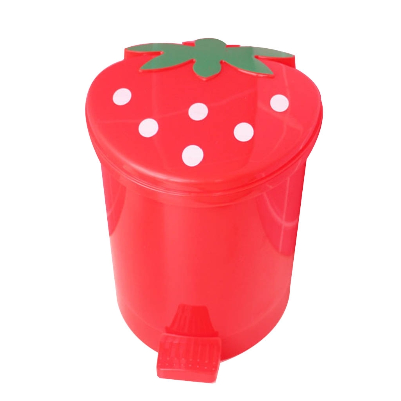 Title 8, Mini Strawberry Trash Can with Lid School Class...