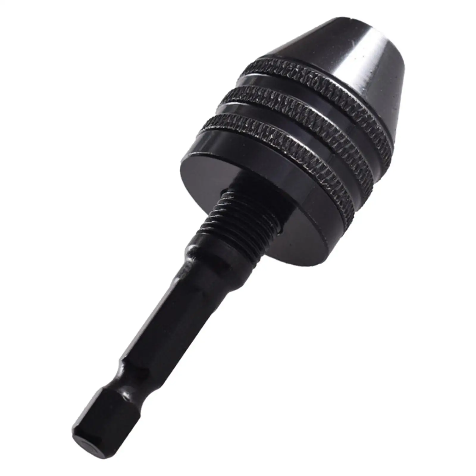 Hex Keyless Drill Chuck, Quick Change Adapter Converter Impact Drills Bits, Electric Tool Accessories 0.6-8mm