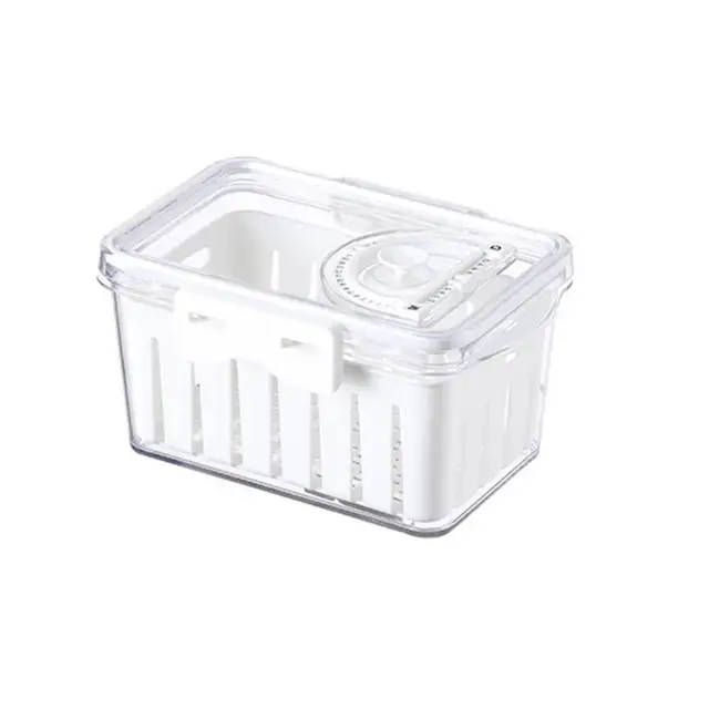 Comprar Nevera de cocina organizador cesta contenedor cajón caja de  almacenamiento cajón retráctil ahorrador de espacio estante de nevera