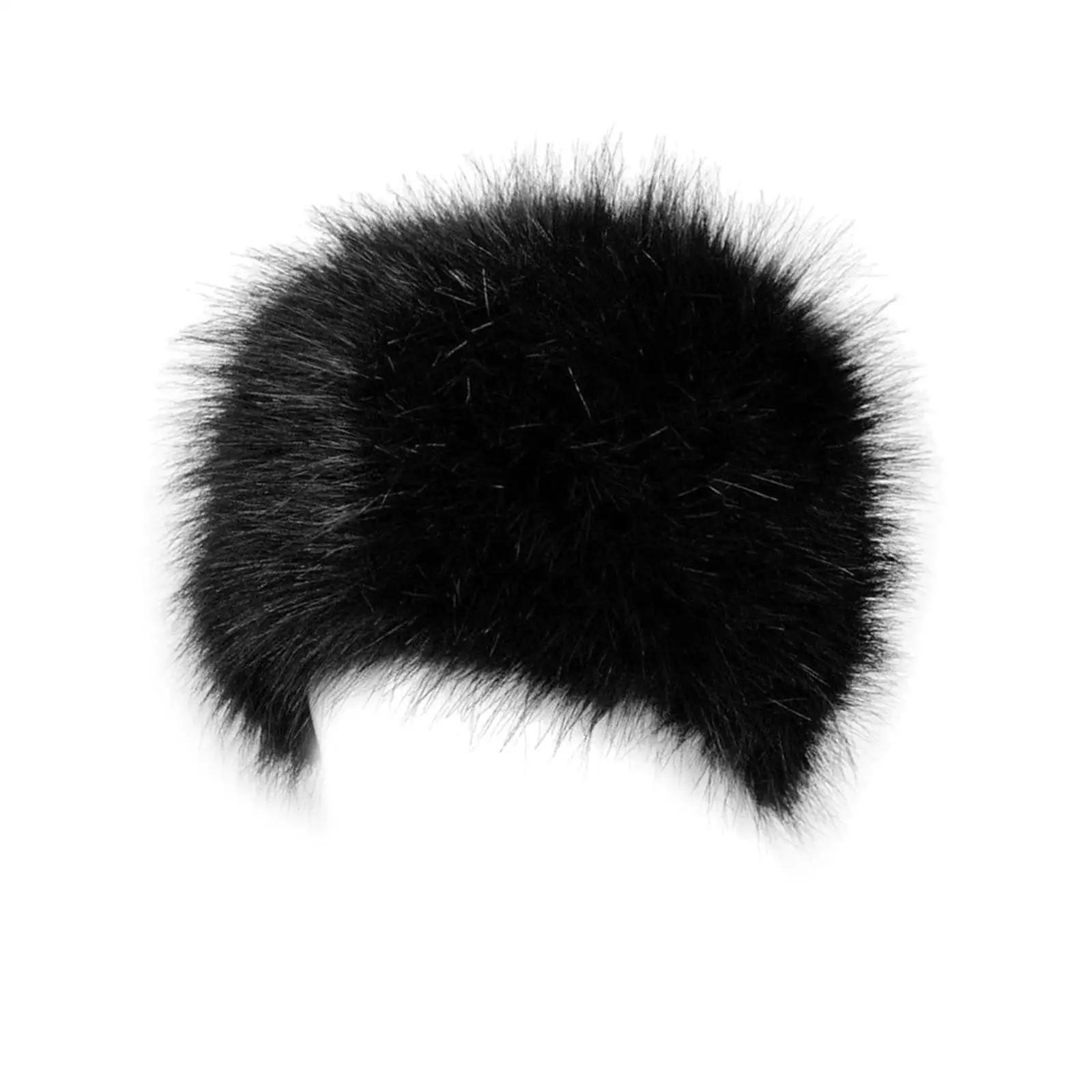 Winter Faux Fur Hat Skull Caps Cuff Beanie Outdoor Cossack Russian Ski Cap