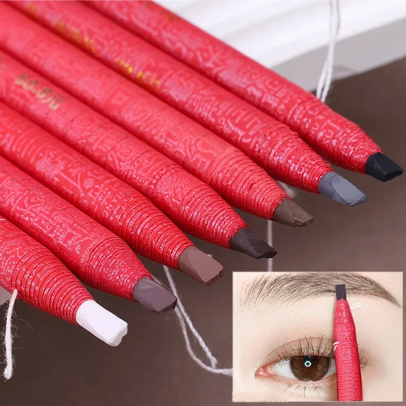 Best of Waterproof Eyebrow Pencil Non-smudge Eyebrow Tattoo Tint Enhancers Long Lasting Professional Contour Brow Pen Makeup Cosmetic Reviews & Tips