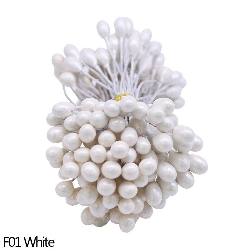5mm Künstliche Beeren Gold Silber Kirsche Staubblatt Mini Gefälschte Blumen DIY Kranz Hochzeit Party Decor Liefert – Detail 8