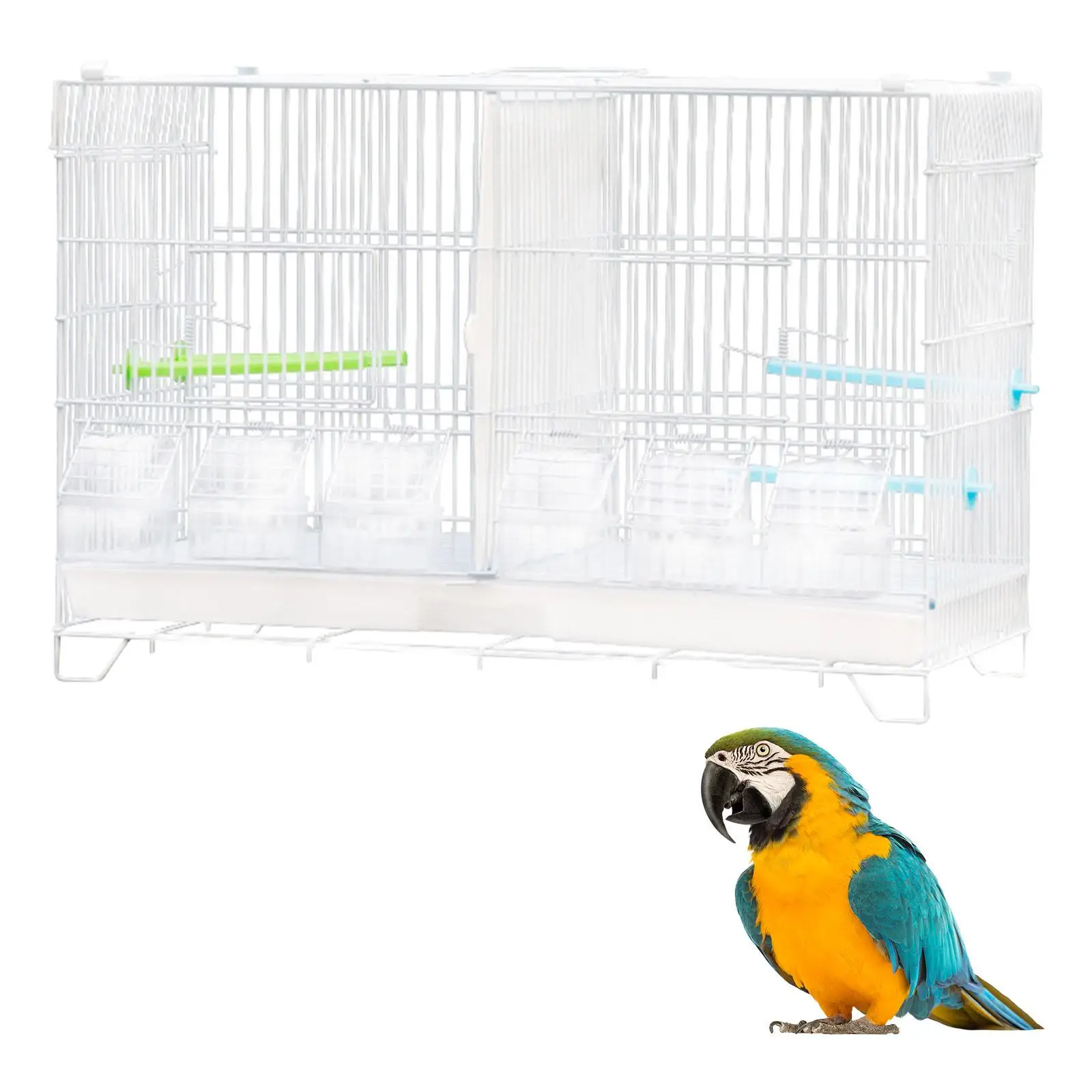 Bird Cage Pet Supplies House Playground Nest Parrot Birdcage for Conures Finches Parrotlet Pigeons Cockatiel