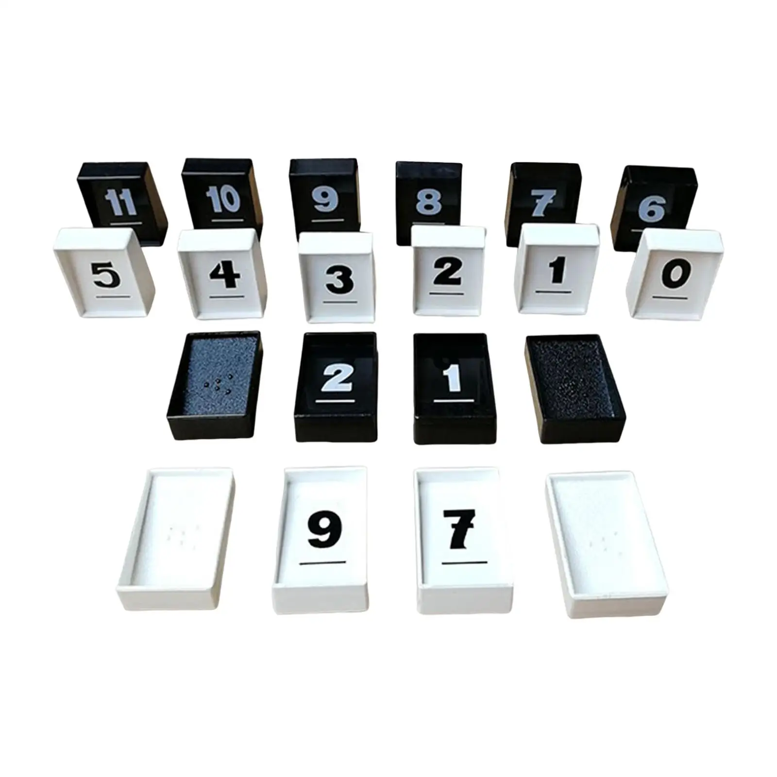 Traditional Number Board Game Password Game 24 Tiles for Friend 2-4 Player Desktop Game Entertainment Party Favors