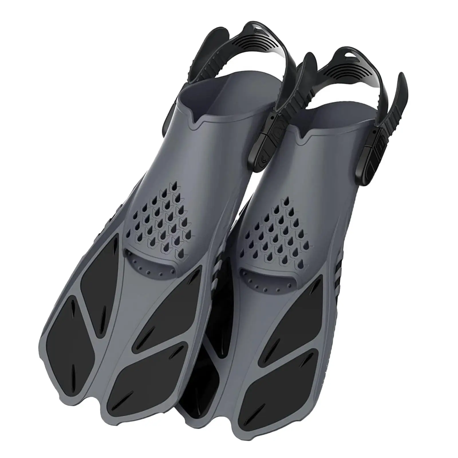 2Pcs Professional Swimming Flippers Feet Shoe for Water Sports, Diving, Scuba