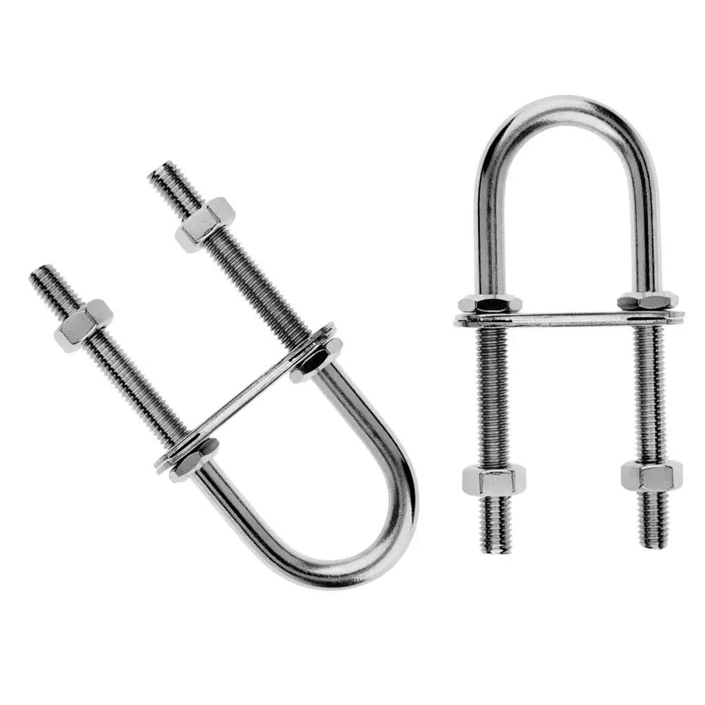 2   U  Stainless Steel  Boat Accessories Suitable for Boats / Yachts / Car