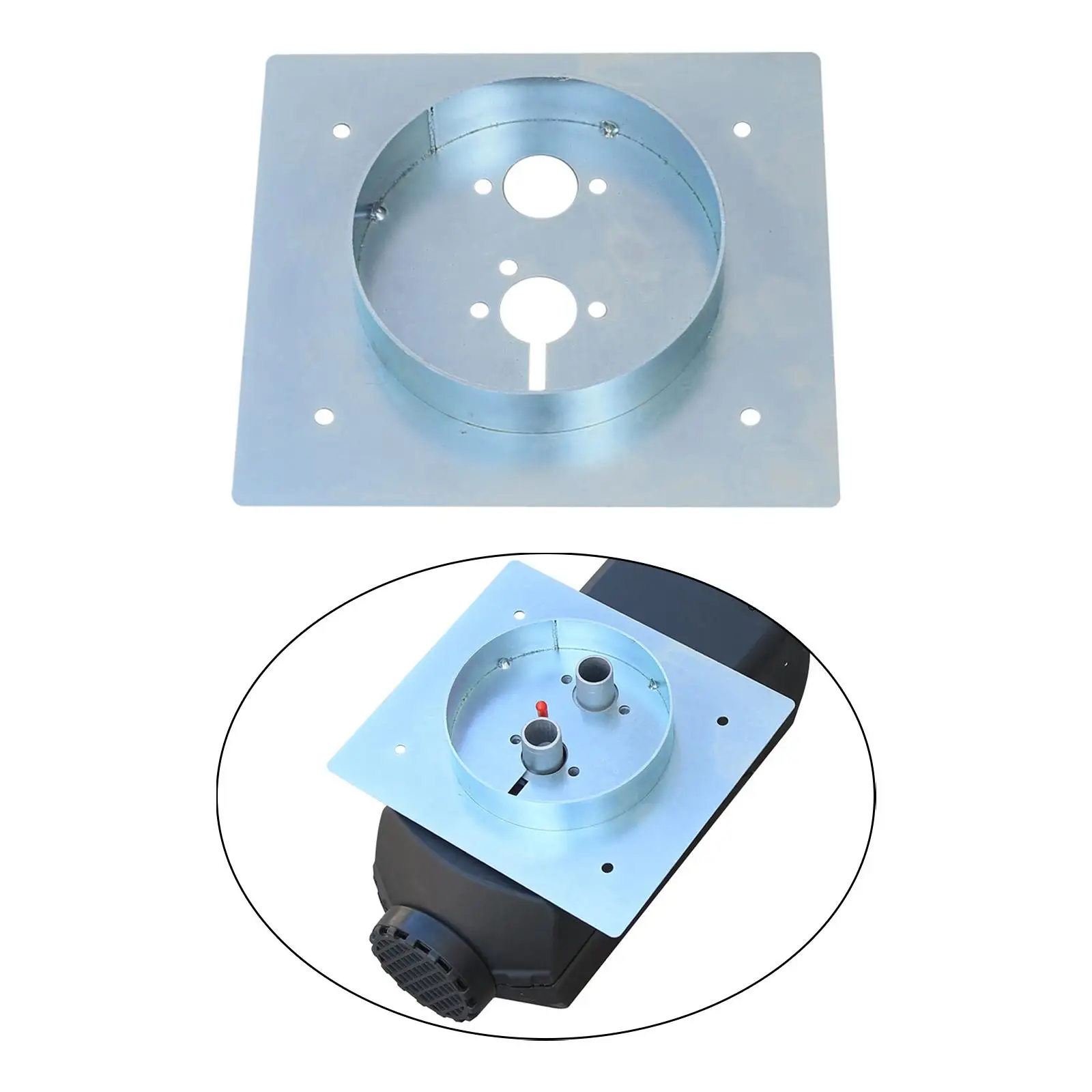 Diesel Heater Mounting Plate Replaces Easy Installation High Performance Car Accessories Durable Spare Parts steel