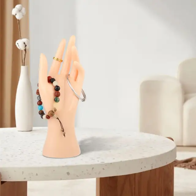 Female Mannequin Hand Left Ring Holder Jewelry Display Holder Bracelet  Bangle Necklace Holder For Room Decor Stores Shops Home - Jewelry Packaging  & Display - AliExpress