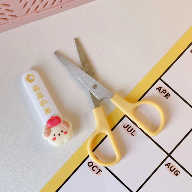 Cute Kawaii Animal Portable Mini Art Scissors Household