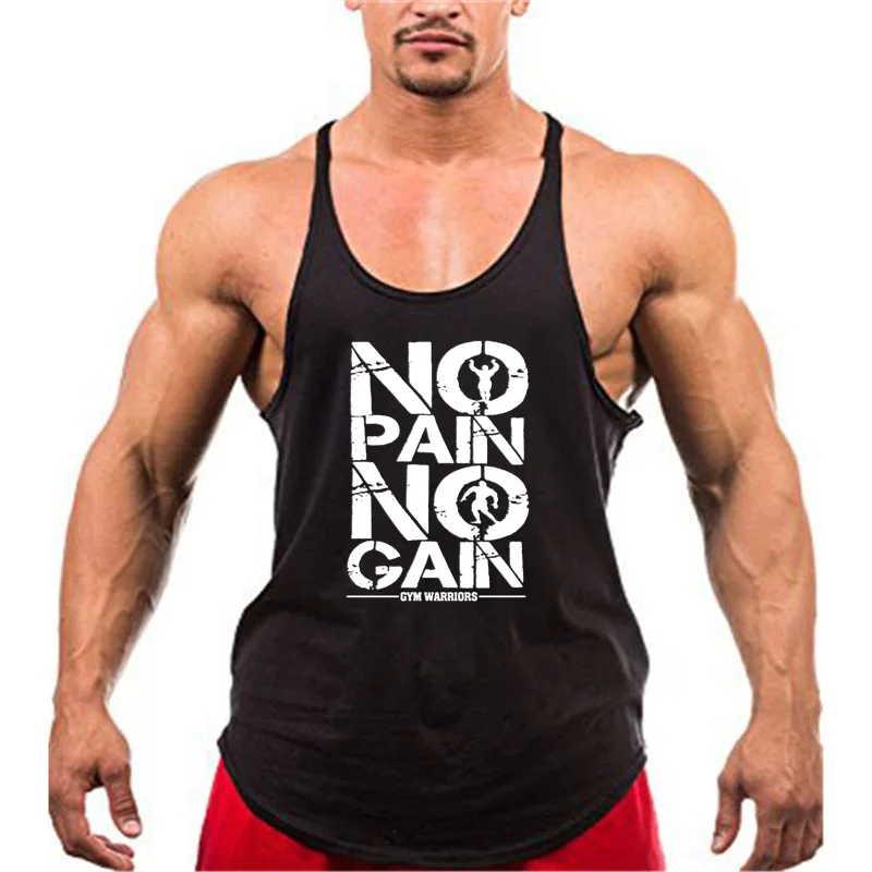 None - Muscleguys-Camiseta sin mangas de 1cm para hombre, ropa de gimnasio de culturismo con dobladillo redondo, chaleco con correa para el hombro, ropa interior de fitness