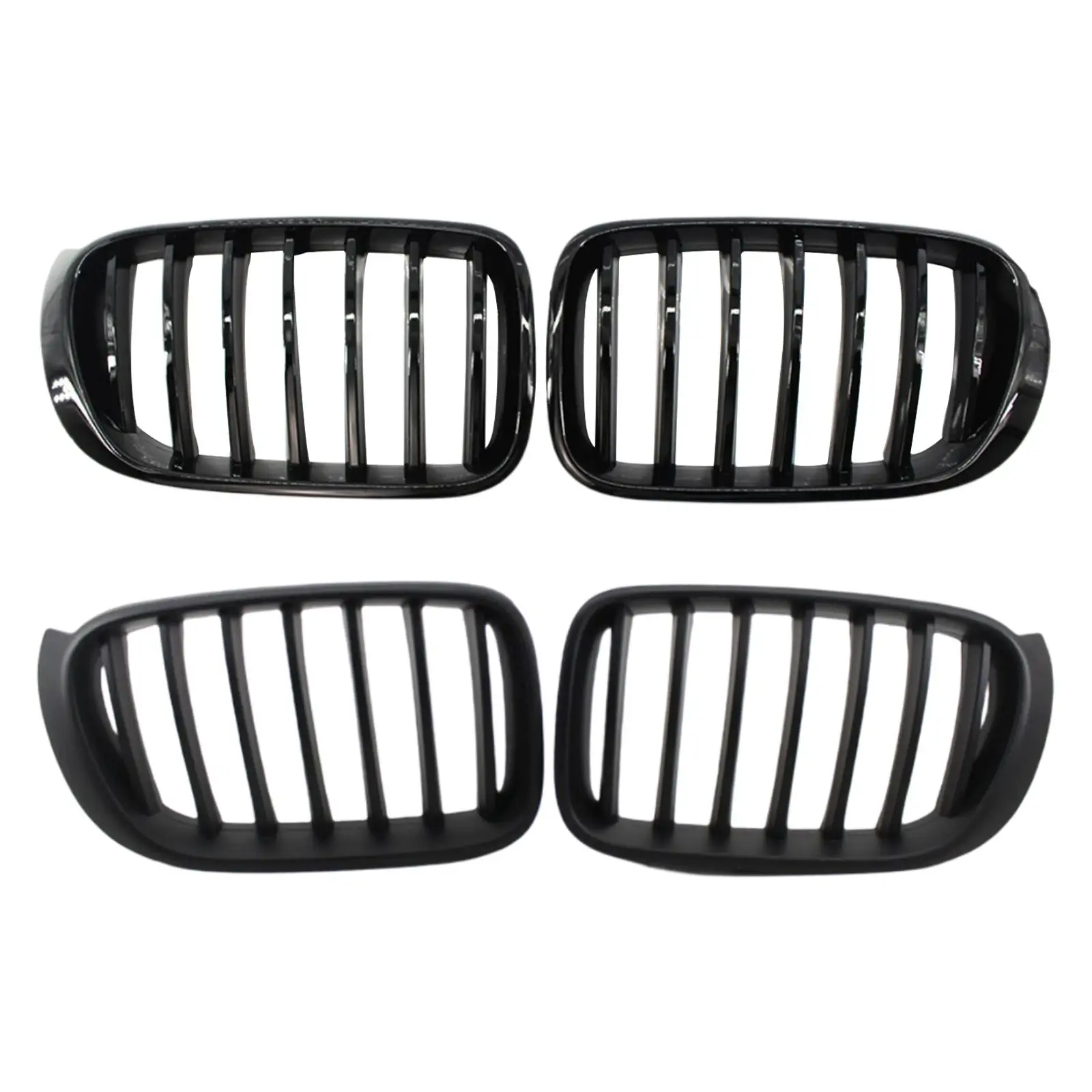 2 Pieces Front Bumper Grille,   Kidney 7 51117338572 ACC 51137367421 Spare Parts