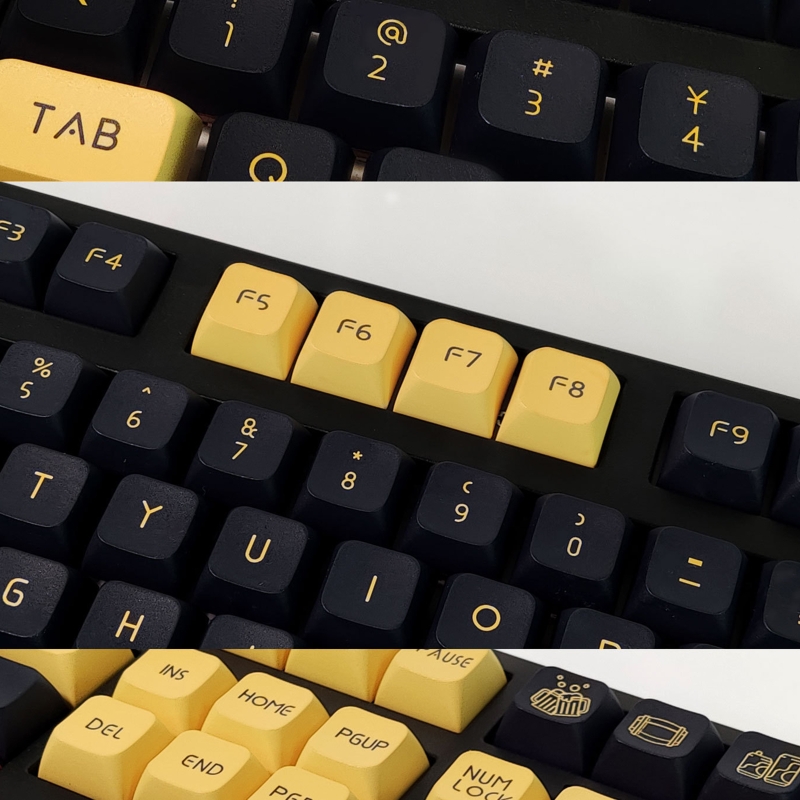 Pbt keycaps 134-chave pbt sublimação xda altura