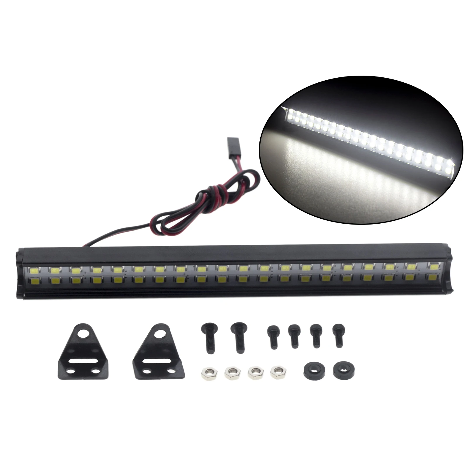 40 LED Light Bar Super Bright Lamp Strip for 1/10 RC Crawler Car TRX4 SCX10