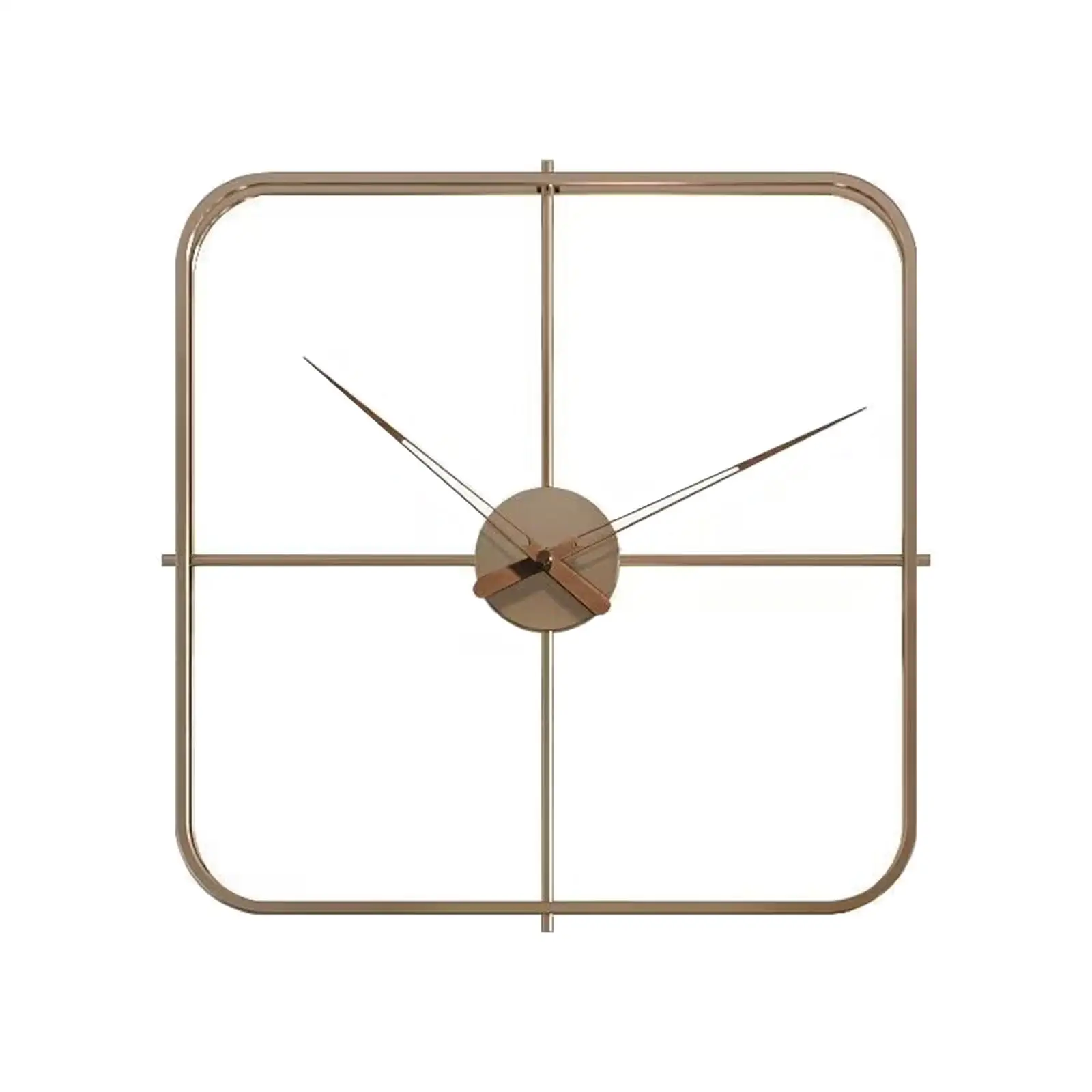 Wall Clock Simple Antique Lightweight Industrial Hanging Clock Non Ticking for Restroom Living Room Cafe Farmhouse Decoration