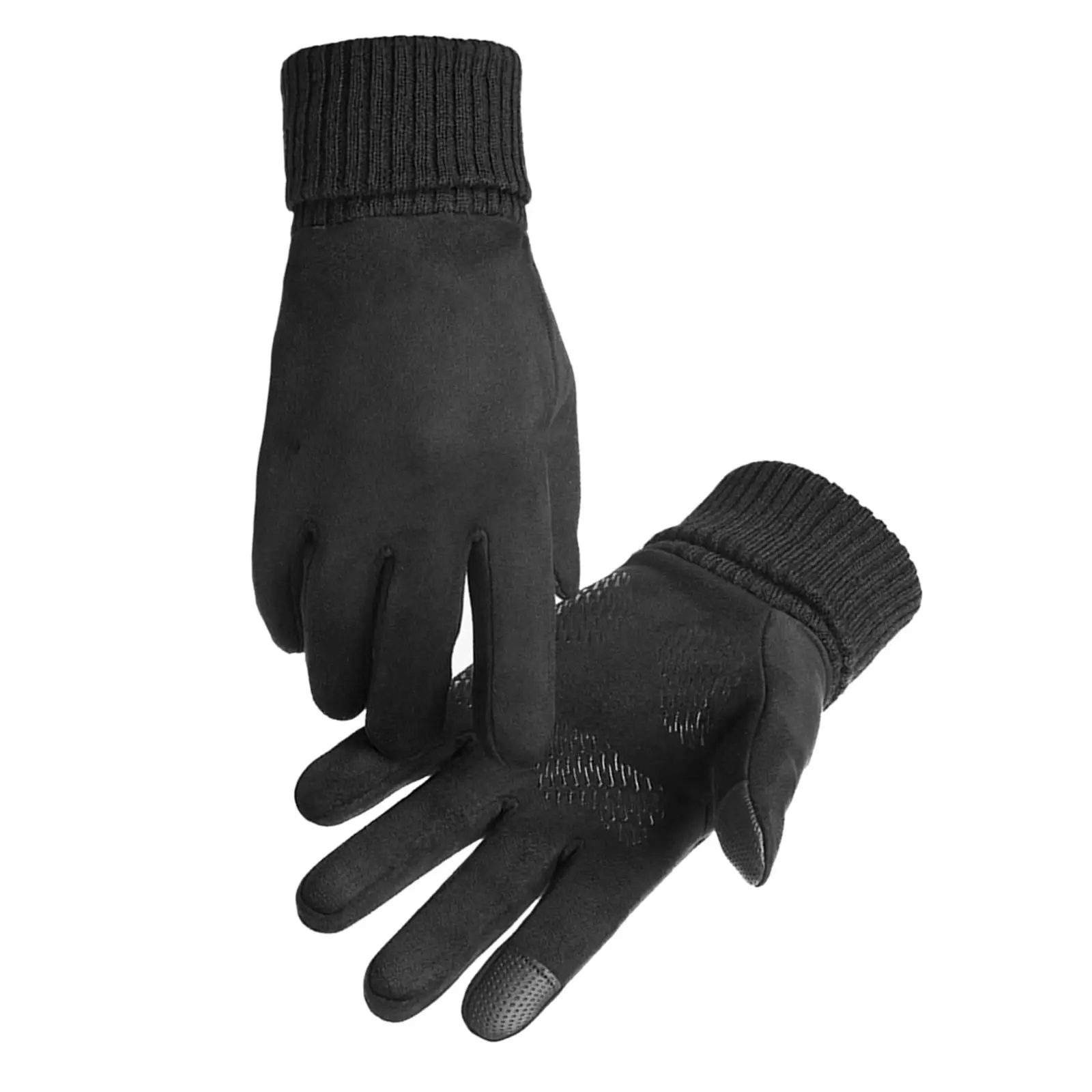 Winter Warm Gloves Full Finger Comfortable Lightweight Thermal Cycling Gloves for Men Hiking Skiing Outdoor Activities Running