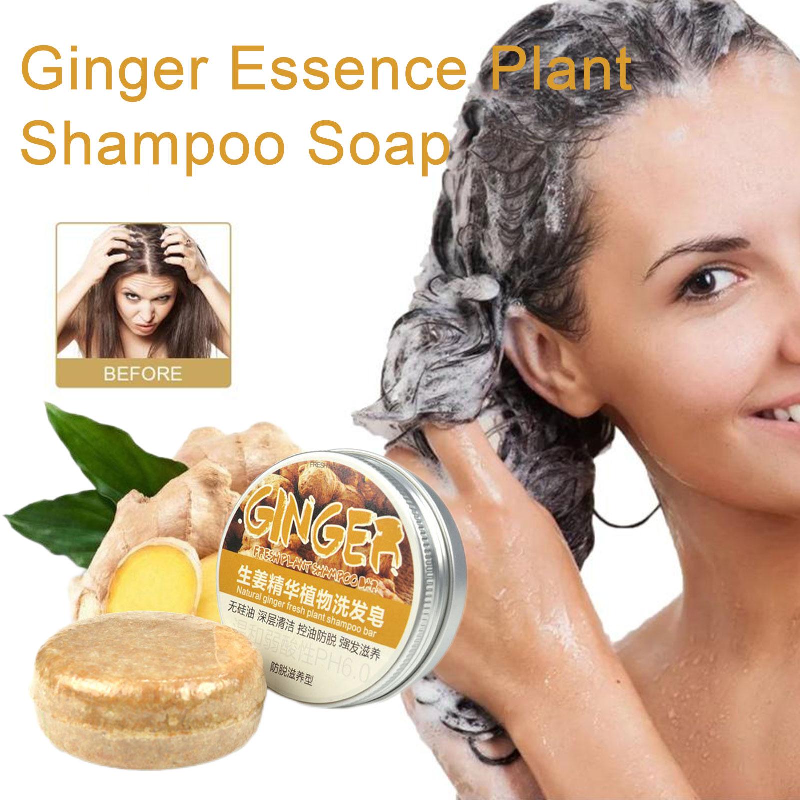 Best of 60g Ginger Shampoo Soap Anti-Hair Loss Natural Ginger Shampoo Soap Natural Organic Ginger Shampoo Bar Promotes Reviews & Tips - Image 3