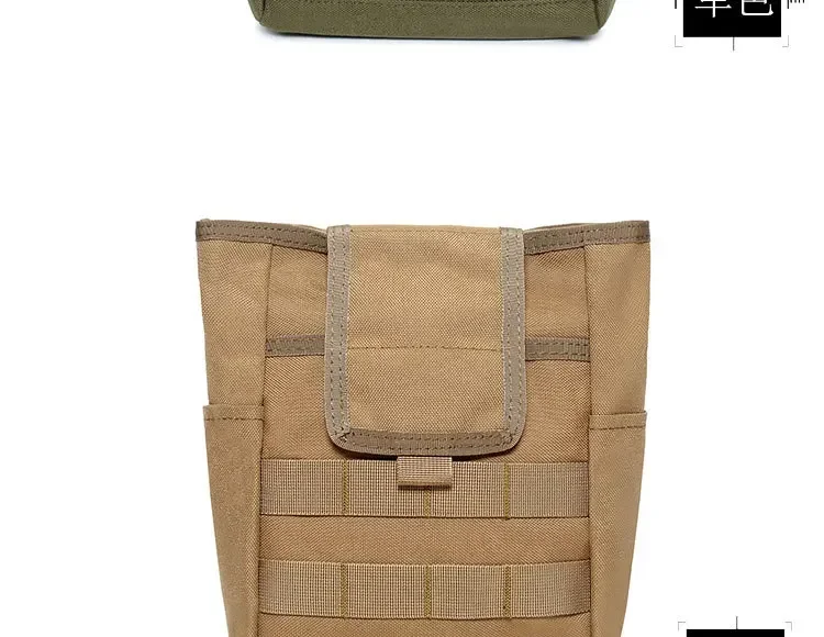 Faltbare Molle Dump Drop Pouch Ammo Magazin Hüfttasche Outdoor Sport Jagd Utility EDC Werkzeug Zubehör Klappbare Erholung Tasche – Detail 14