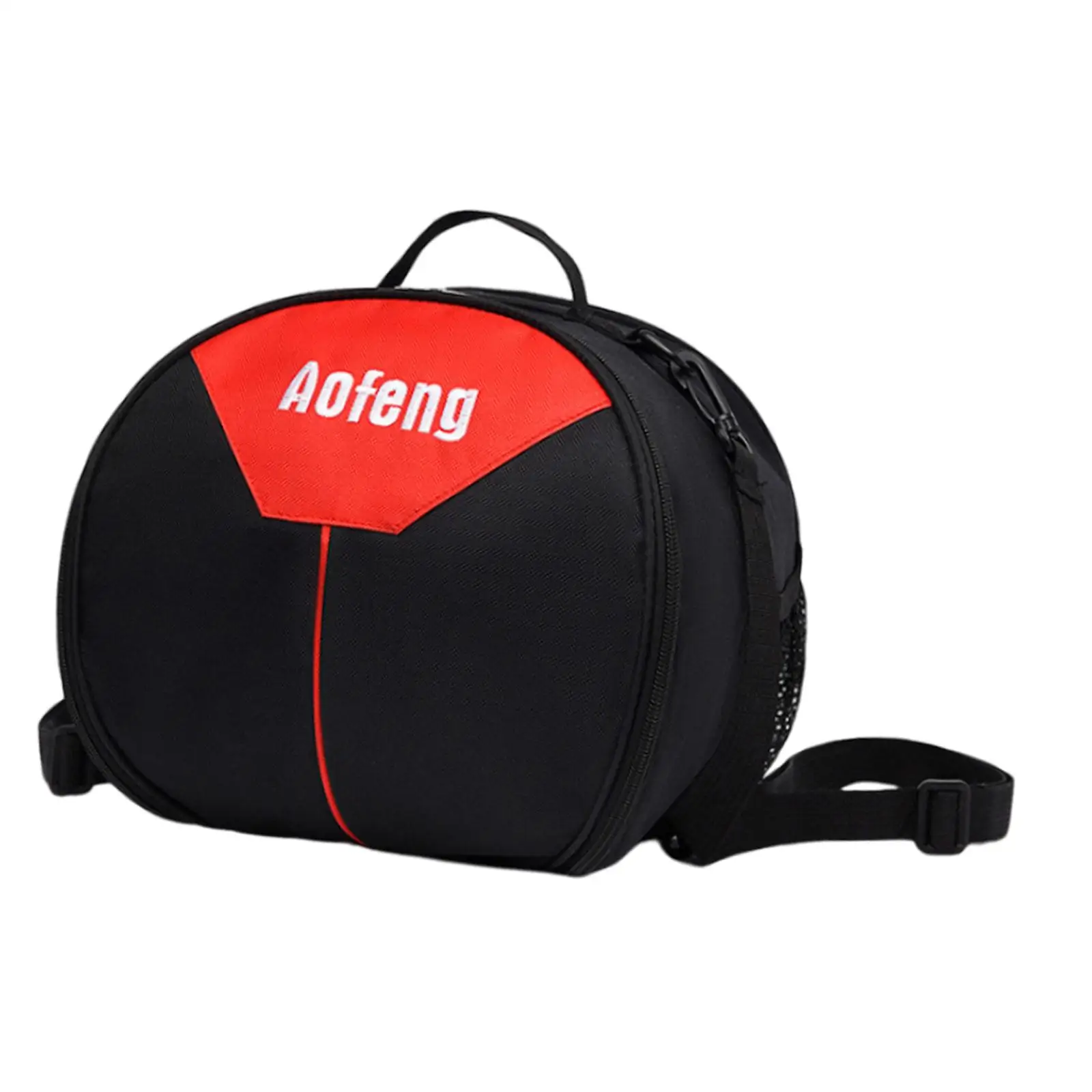 Basketball Shoulder Bag with 2 Side Pockets Dual Zippers Closure Durable Soccer Storage Bag for Softball Football Volleyball