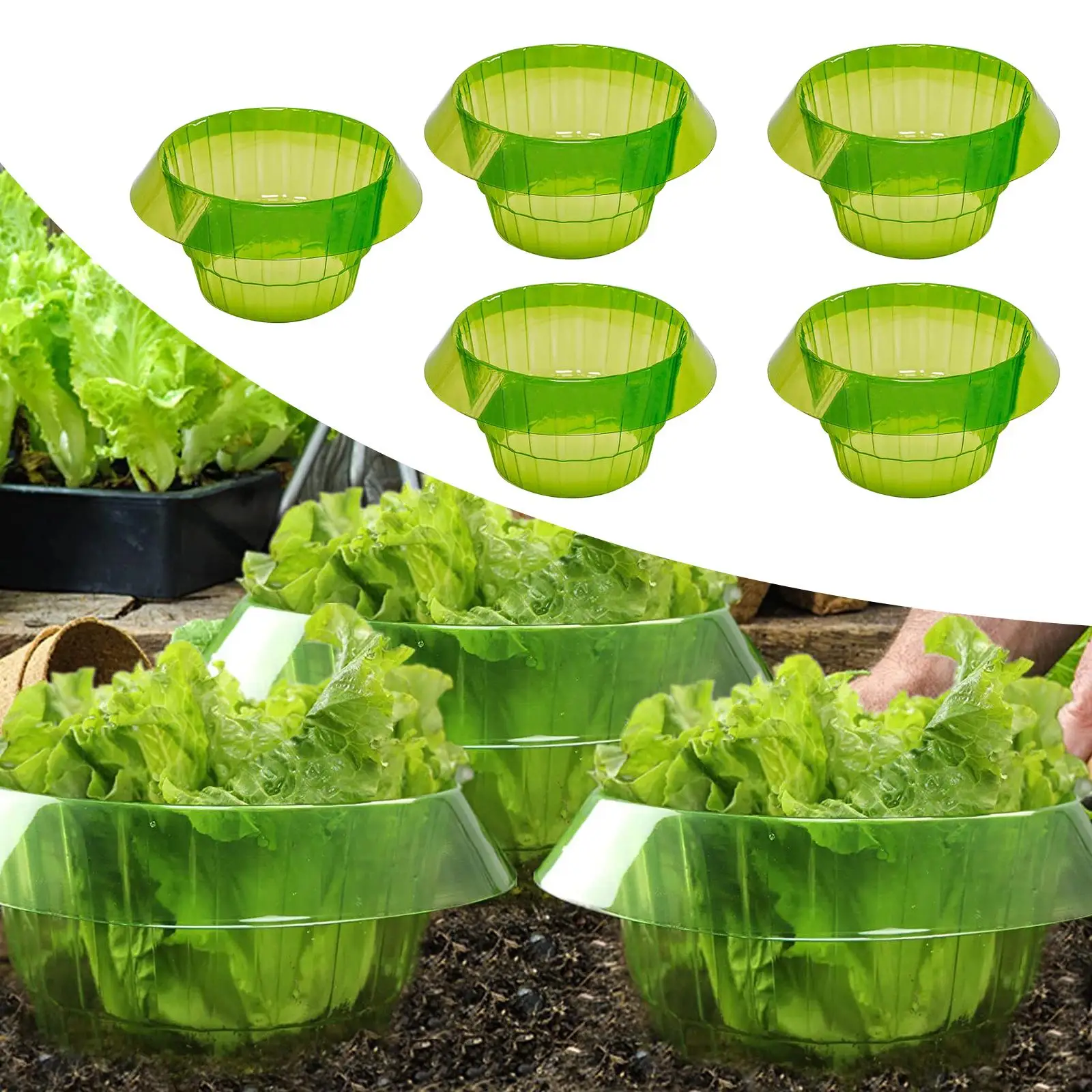 Durable Flowers Protective Cover Protection Barrier Plants Protective Collars for Vegetables