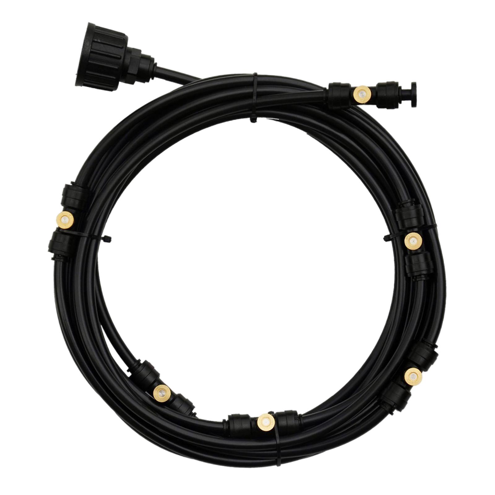 Misting Cooling System Sprinkler Accessories 20ft (6M) Misting Hose 1 Adapters (3/4