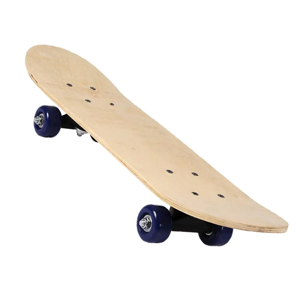 Kids Complete 24Inch Cruiser Blank Decks Pro Skateboard for Painting