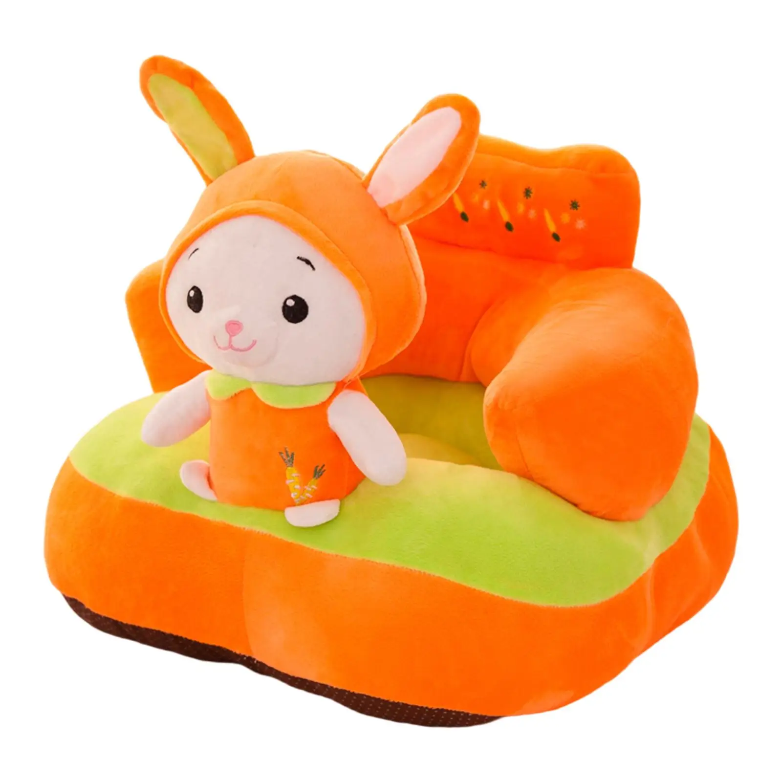 Cute Cartoon Baby Seat Sofa Cover Learning to Sit Baby Toy Animal Washable Couch Seat Cover No Filler Gifts Feeding Chair Case