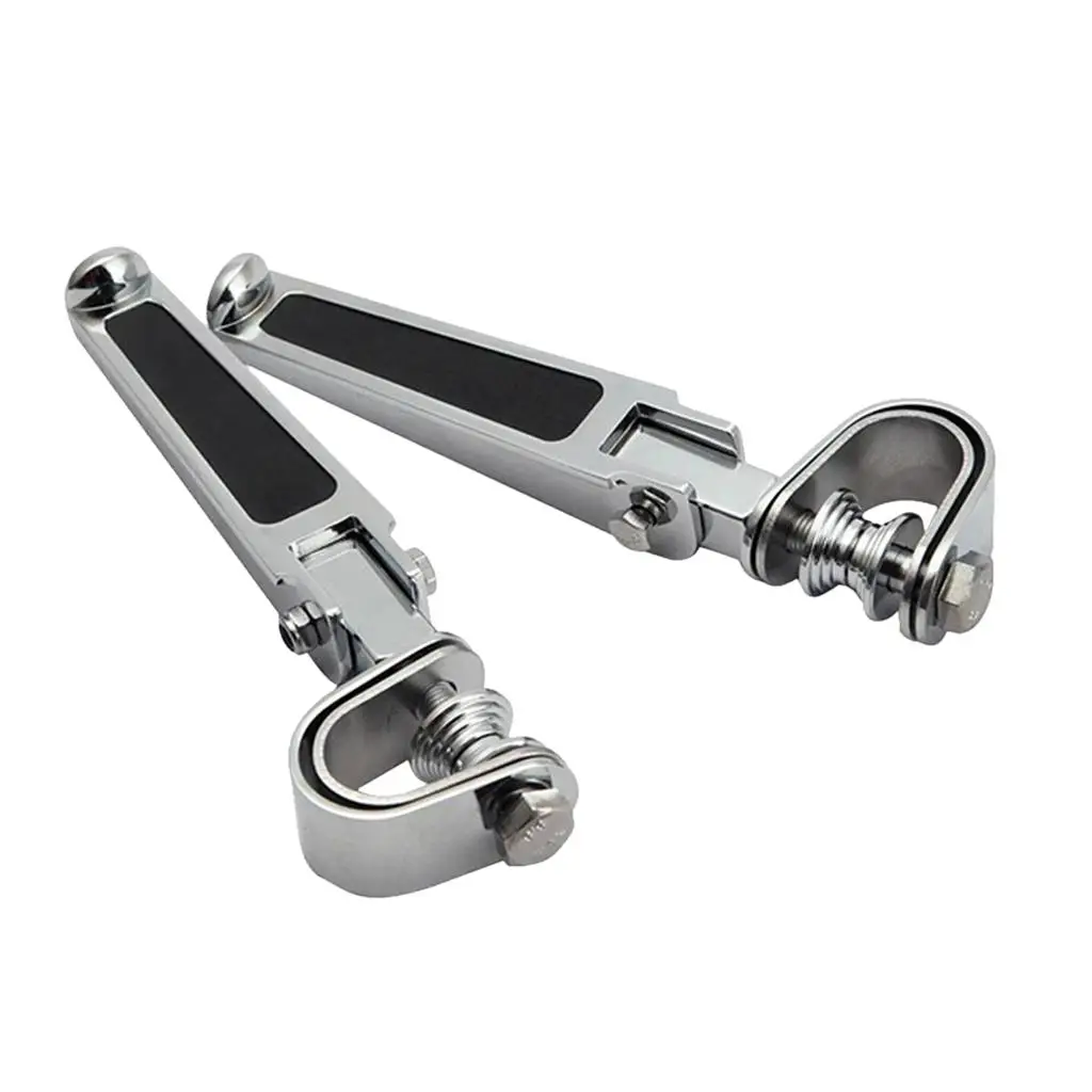 Folding Engine  Foot Rests Footpegs Pedals for Motorcycle Universal,