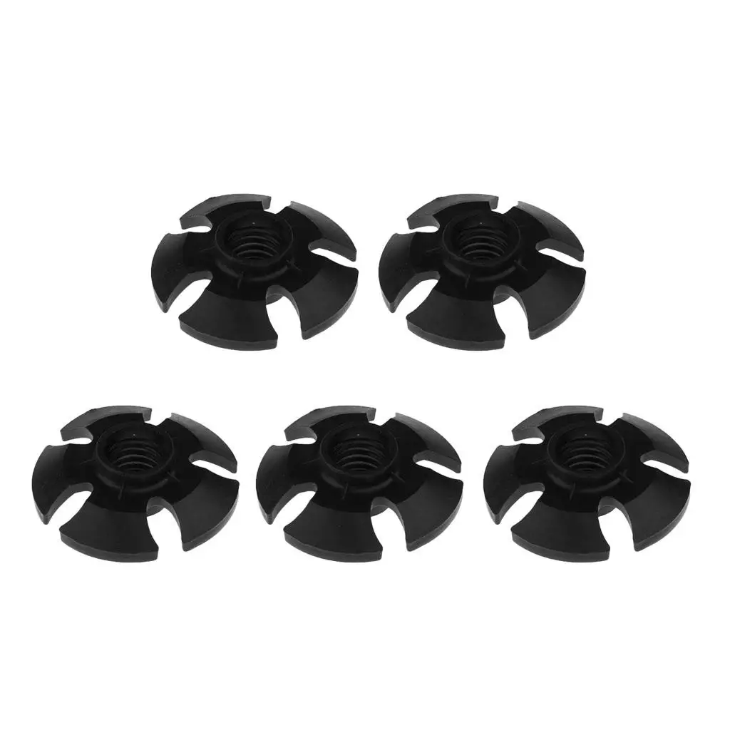 5x Snowflake Basket End Tip For Snow Shoes Trekking Pole Walking Accessories