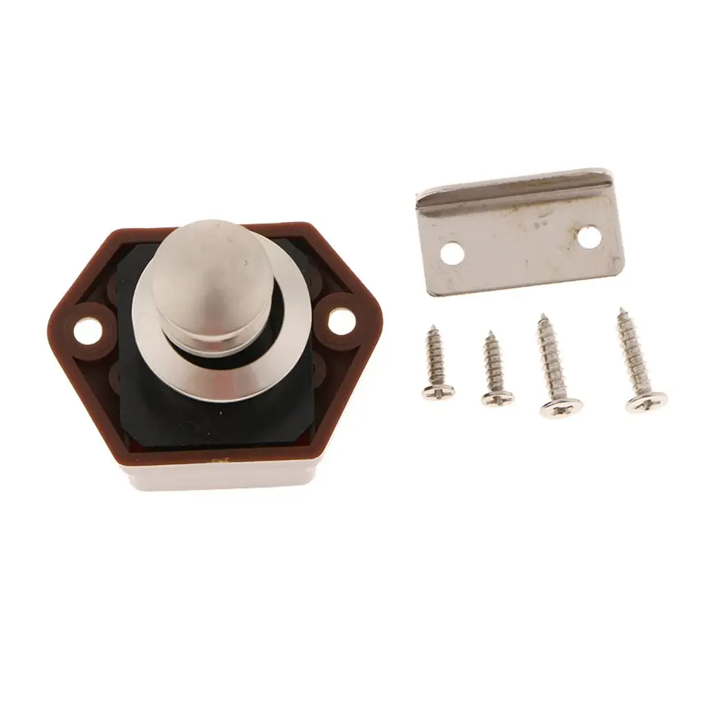 Mini Push Button Catch lock  RV/Truck/Boat/Motor Home/Cupboard/Drawer