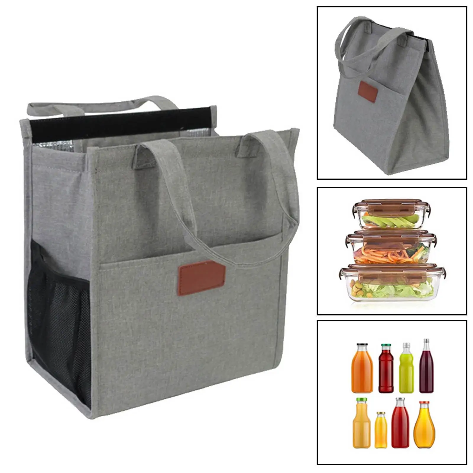Oxford Cloth Waterproof Thick Insulated Bag Picnic Bag Large Portable   Insulation Package