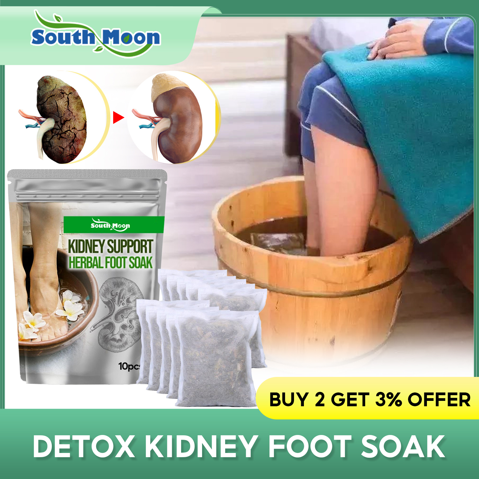 Best of Detox Foot Soak Herbal Lymphatic Health Promote Blood Circulation Improve Sleep Stress Remove Moisture Kidney Support Foot Bath Reviews & Tips