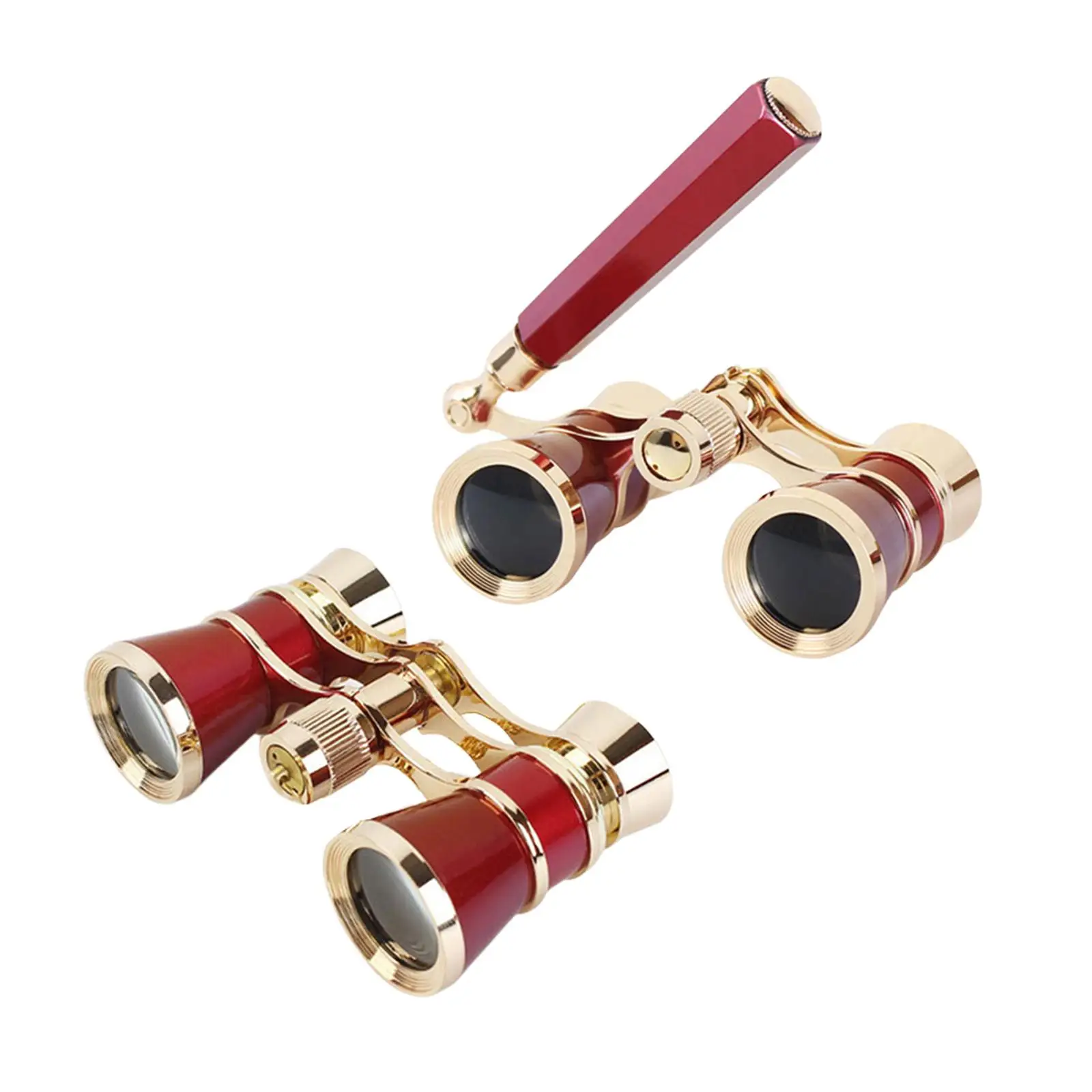 Theater Binoculars Glasses Attachments Portable Decor Mini Compact Metal 3x25 for Women Outdoor Concert Bird Watching