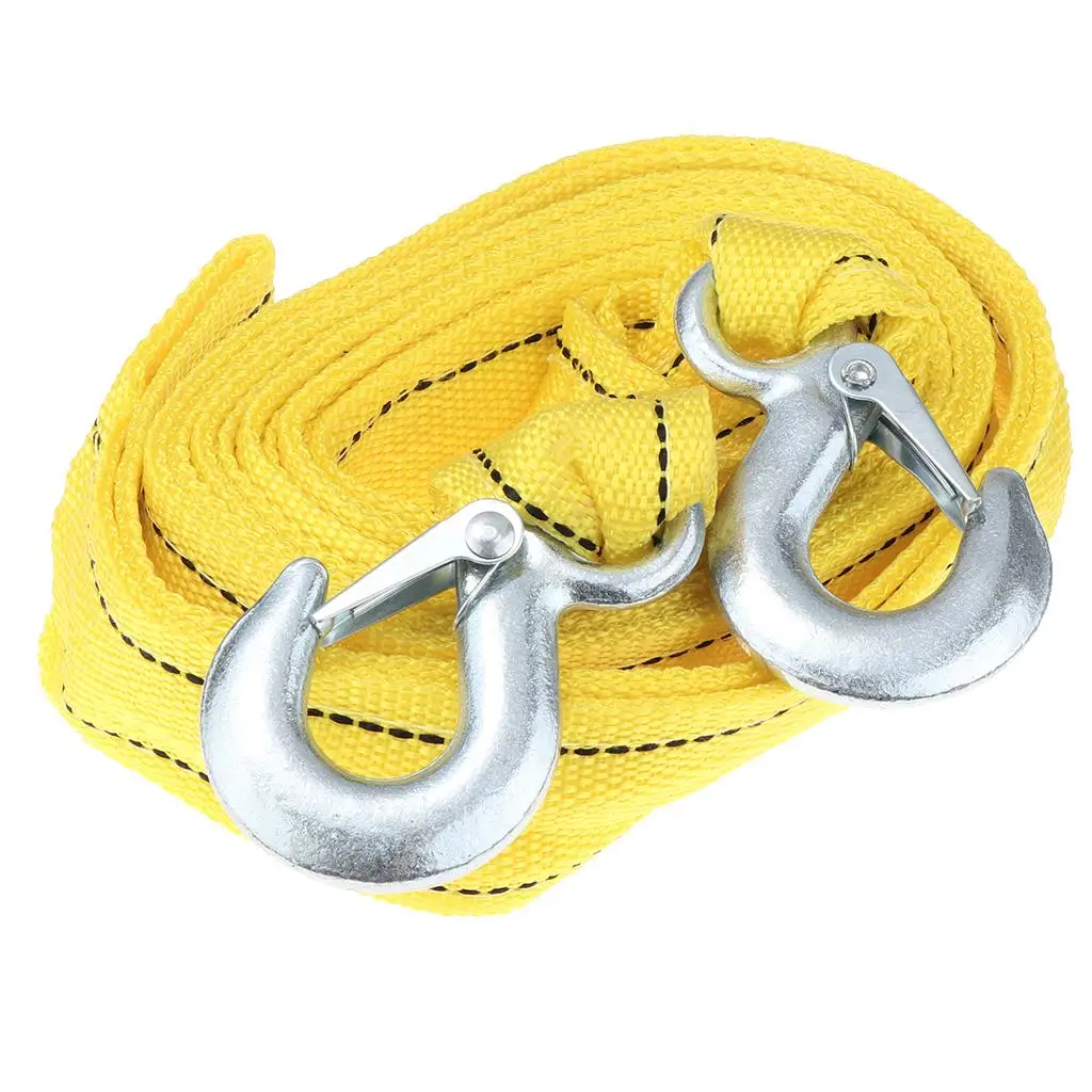 Towing Strap Tow Rope Nylon Trailer Belt 4M 5 Tons Heavy Duty 