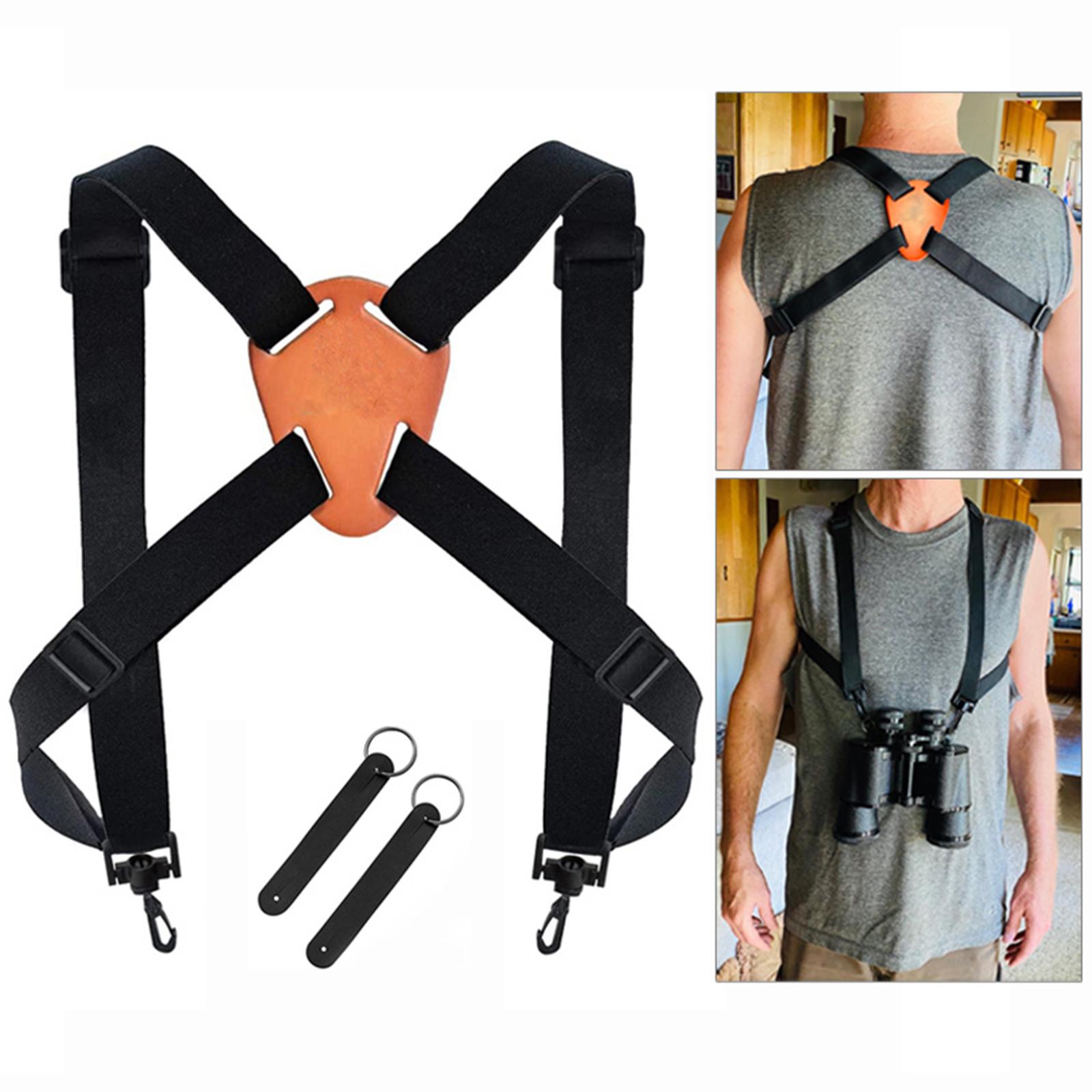 Adjustable Binoculars Harness Strap Professional Camera Chest Strap for Traveling Outdoor Sports Golfers Women Men Photographers