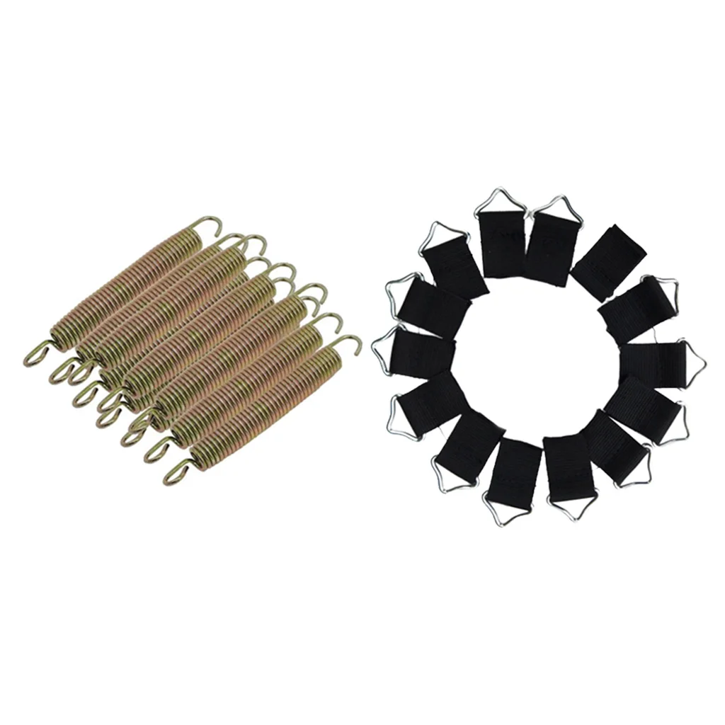 Trampoline Replacement Springs Round  Bed V-rings Accessories Repair Kits