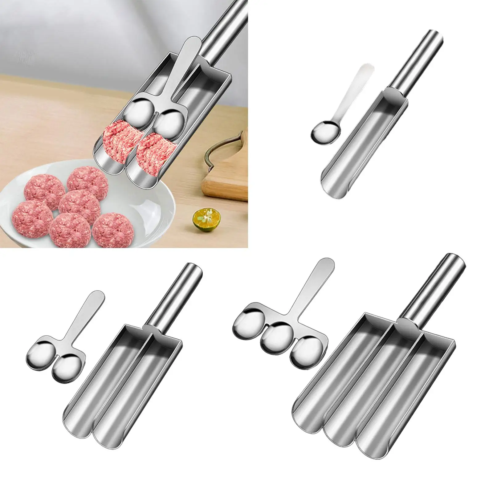Meatball Maker Portable Multipurpose for Kitchen Hotels Beef Meat Ball