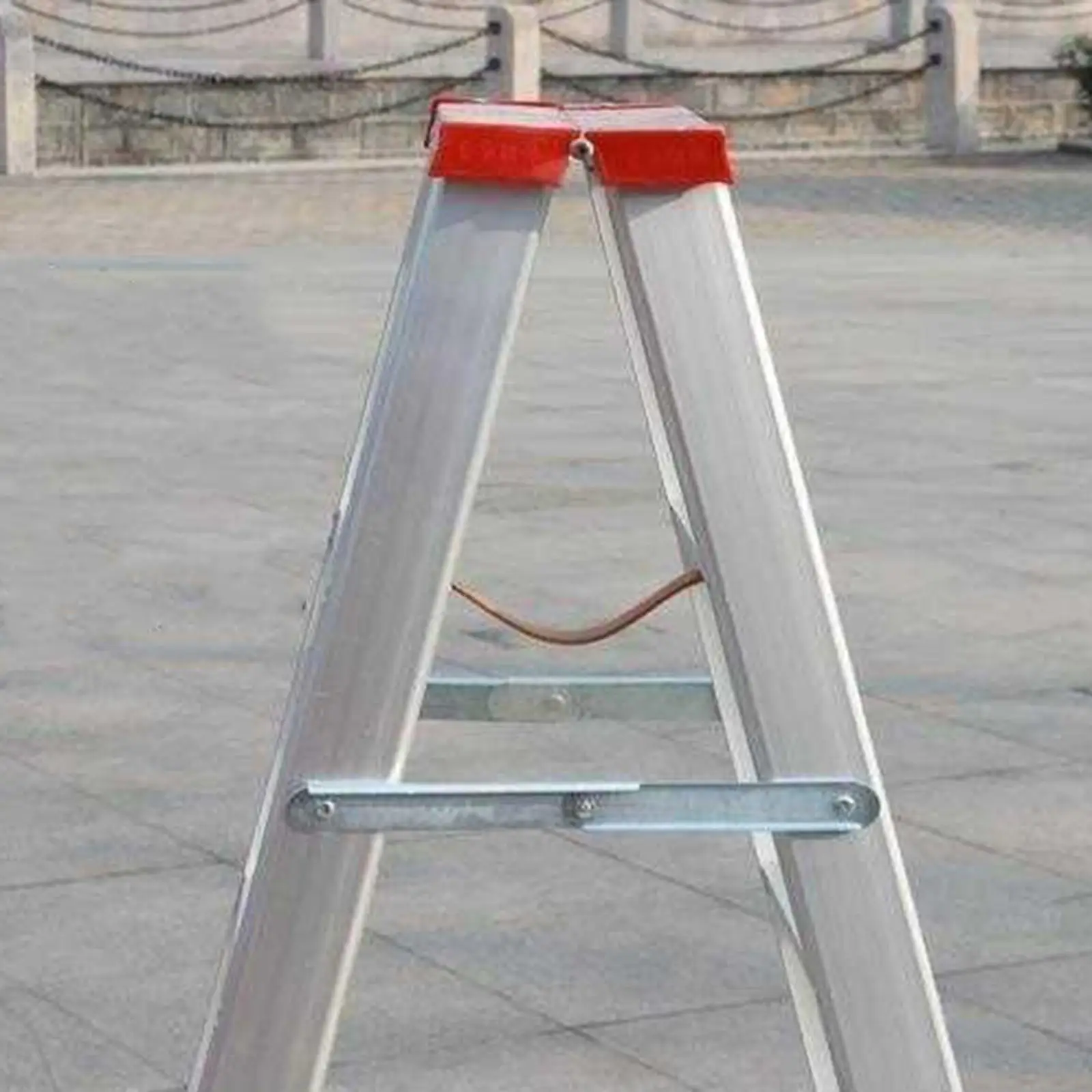 2x Aluminum Folding Step Ladder Hinge Stepladders Tie Rod Metal