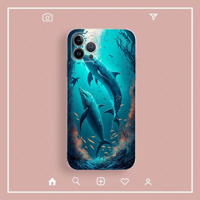 iPhone 12/12 Pro Dolphin Quote I Just Really Like Dolphins Clothes Dolphin  Case