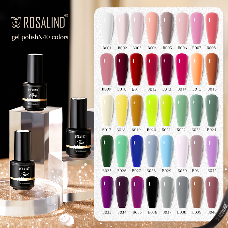 Best of Rosalind 120 Colors Nail Gel Polish Nail Supplies Vernis Semi Permanent Nail Art Manicure Top Base Coat UV Gel Nail Varnishes Reviews & Tips