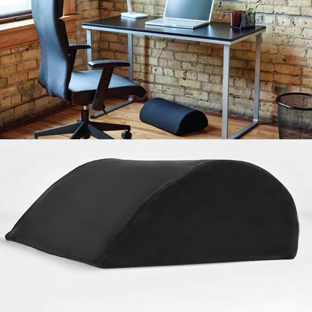 Foot Rest Comfortable Anti-slip Ergonomic Feet Pillow Relaxing Cushion  Semicircle Relieve Fatigue Computer Office Accessories - AliExpress