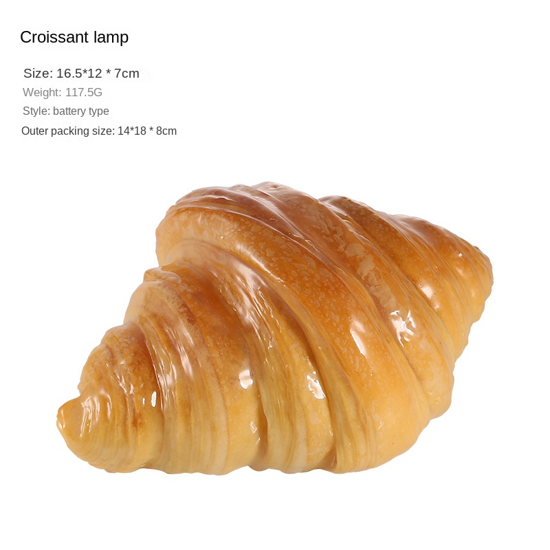 Lampe à pain LED Croissant Ananas Sac Européen Sac Veilleuse Atmosphère Salon Chambre Décoration Créative Cadeau Chaud Lumière_voghion.com