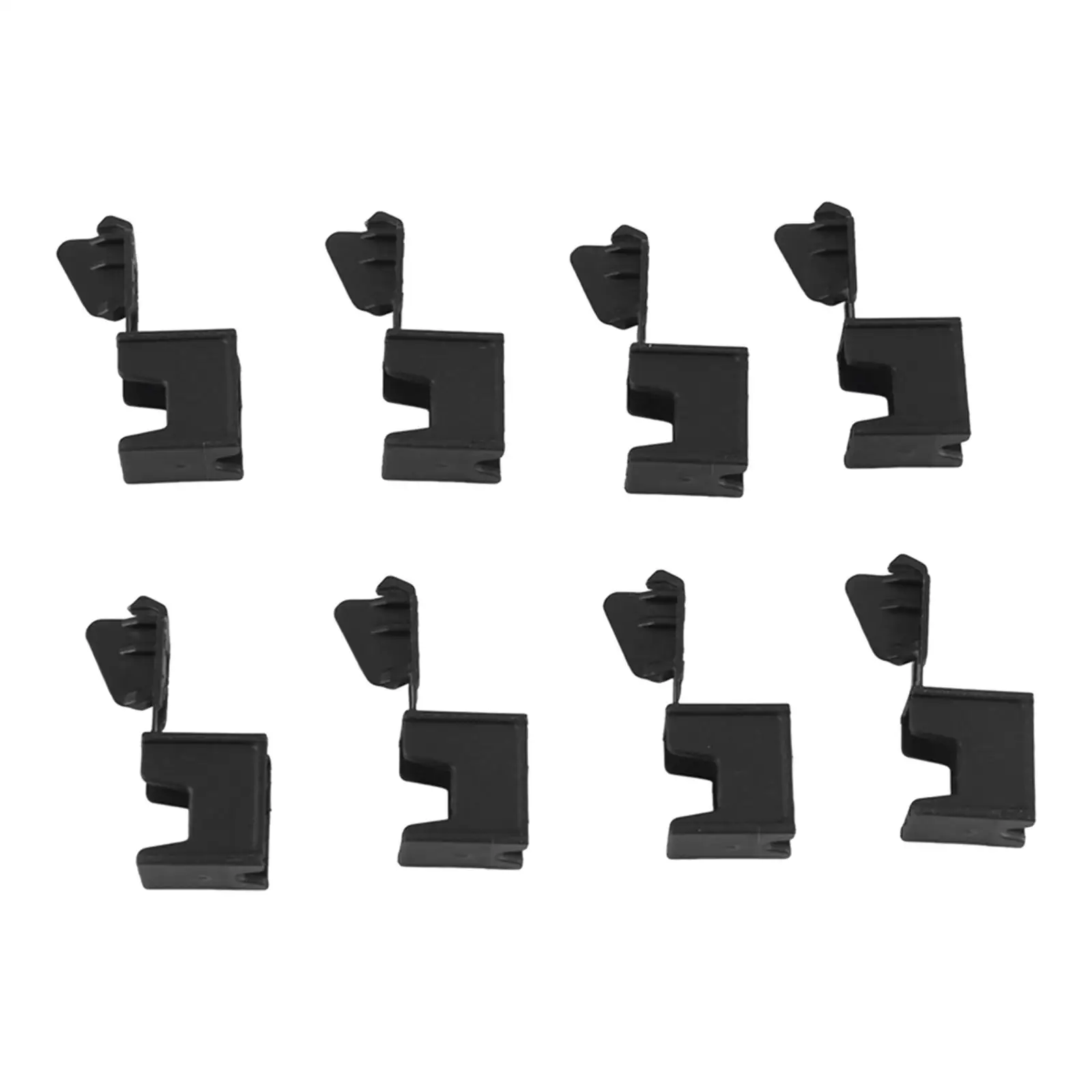 8 Pieces Convertible Roof Top Hinge Cover Clips Roof Rail Mounting Kit